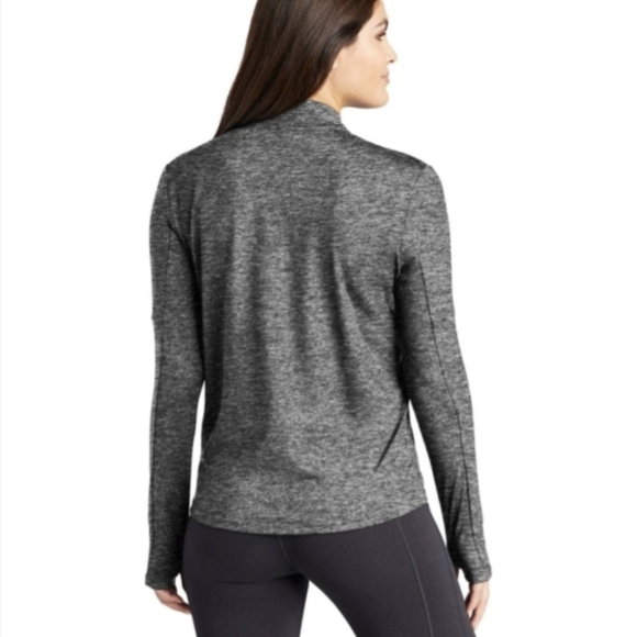 Nike Dri-Fit Running 1/4 Zip Mock Neck Pullover, Color Heathered Gray Size XS - Picture 3 of 16